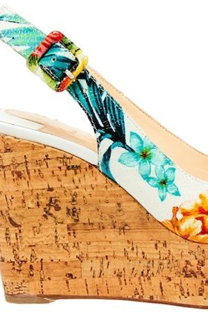 Босоножки из лакированной кожи Une Plume Sling 100 Christian Louboutin 10627748