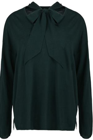 Шерстяной пуловер Gerard Darel Gerard Darel DFU31F228 Зеленый/бант купить с доставкой