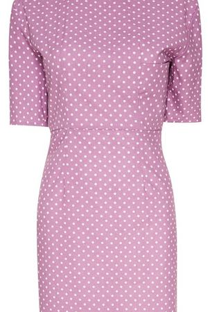 Фиолетовое платье-миди в горошек Kuraga 261590653