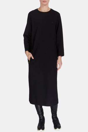 Черное платье-кокон Alexander Terekhov 7491171 купить с доставкой
