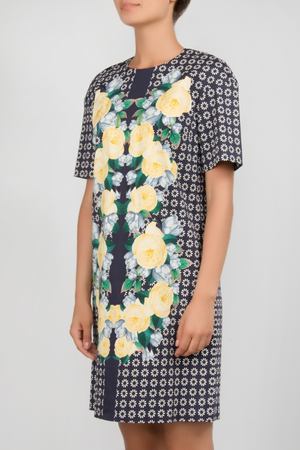 Платье с комбинированным цветочным принтом Mother of Pearl 27591237