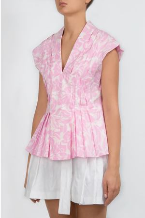 Блузка с цветочным принтом Blumarine 53391232 вариант 2