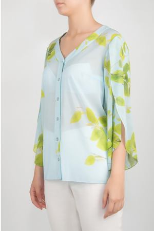 Голубая блузка с принтом A La Russe 6791216