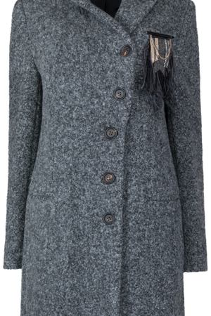 Шерстяное пальто  BRUNELLO CUCINELLI Brunello Cucinelli ML4469233 Серый вариант 3