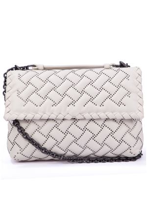 Сумка Olimpia Medium Bottega Veneta 386498 VBJU0 1909 Серый купить с доставкой