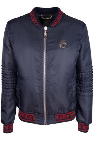 Комбинированный бомбер Philipp Plein F18C MRB0695 Синий