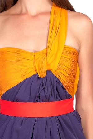 Платье Vionnet VIONNET 12030Т1129/оранжевый,синий