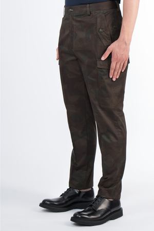 Брюки карго с принтом ETRO ETRO 1W353/4055/карго/ Коричневый вариант 3