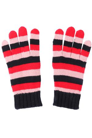Шерстяные перчатки Sonia Rykiel Sonia Rykiel 51888728-22/003 Красный, Полоска