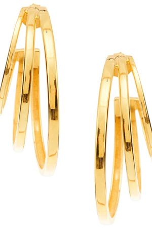 Золотистые серьги с геометрическим дизайном Asya Copine Jewelry 264392120
