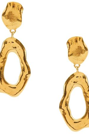 Золотистые серьги-подвески Lili Copine Jewelry 264392123