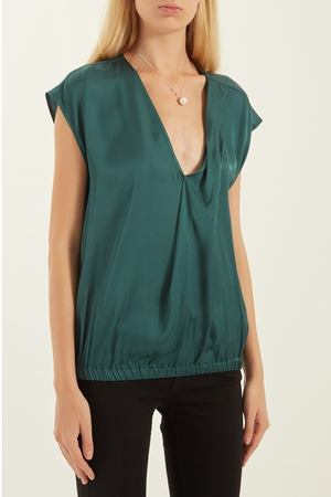Зеленая блузка с запахом Adolfo Dominguez 206192145