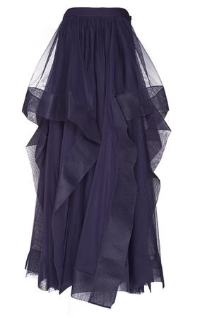 Фиолетовая юбка из сетки Adolfo Dominguez 206192167