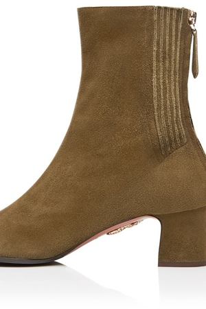 Ботильоны оливкового цвета Saint Honoré Bootie 50 Aquazzura 97592460 купить с доставкой