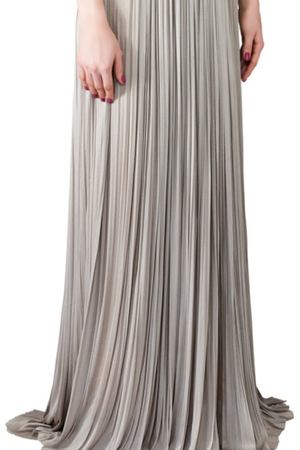 Плиссированное серебристое платье Maria Lucia Hohan 160392269 купить с доставкой