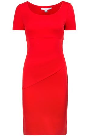 Красное платье миди Diane Von Furstenberg  11092546