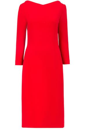 Красное платье с вырезом на спине Antonio Berardi 492671