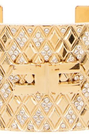 Золотистый браслет с инкрустацией Elisabetta Franchi 173293029 вариант 2 купить с доставкой