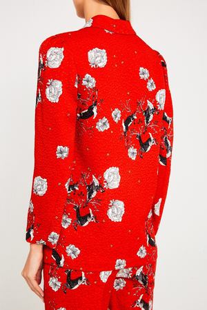 Красный жакет с цветочным принтом Alena Akhmadullina 7392800 купить с доставкой
