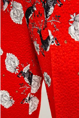 Красные брюки с цветочным принтом Alena Akhmadullina 7392771 купить с доставкой