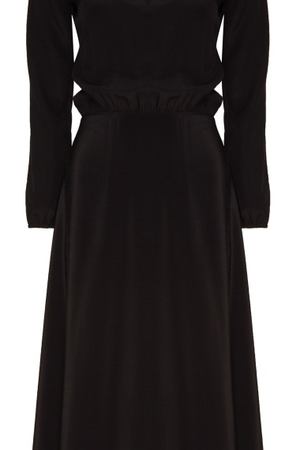 Черное платье-макси laRoom 133392691 купить с доставкой