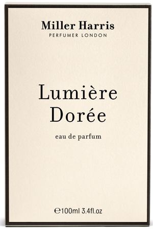 Парфюмерная вода Lumière Dorée, 100 ml Miller Harris 263893307