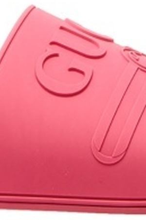 Резиновые шлепанцы с логотипом Gucci 47092505