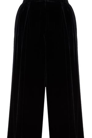 Черные бархатные брюки Fendi 163293544