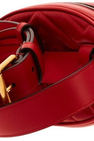 Красная поясная сумка GG Marmont Gucci 47093847 купить с доставкой