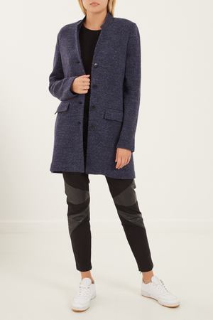 Синее вязаное пальто Amina Rubinacci 215894211 купить с доставкой