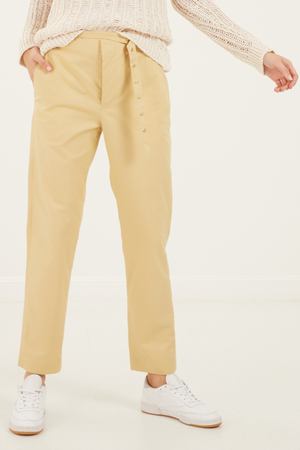 Желтые брюки с поясом Nannon Isabel Marant 14094524