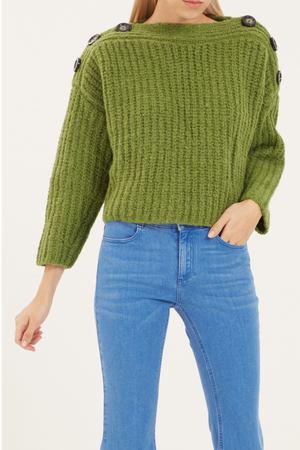 Зеленый свитер с пуговицами Isabel Marant 14094538 купить с доставкой