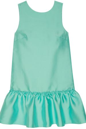 Бирюзовое мини-платье с оборкой T-Skirt 127094465 купить с доставкой