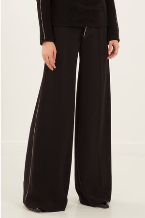 Расклешенные черные брюки Elisabetta Franchi 173293447 купить с доставкой