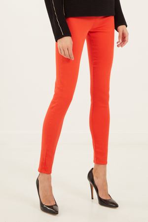 Красные джинсы с отделкой Elisabetta Franchi 173293509 купить с доставкой