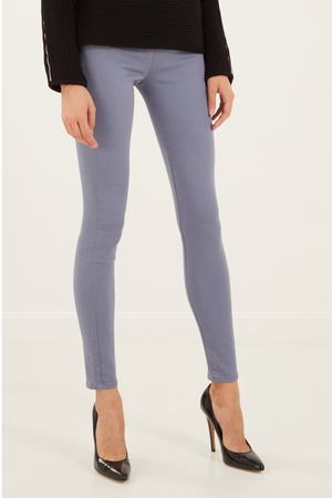 Голубые джинсы-скинни Elisabetta Franchi 173293510 купить с доставкой