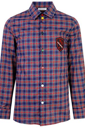Рубашка в клетку Dolce & Gabbana Kids 120794639 купить с доставкой