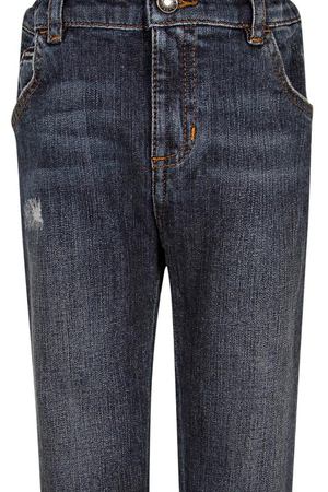 Потертые серые джинсы Dolce & Gabbana Kids 120794700