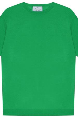 Зеленый джемпер с короткими рукавами Prada 4095020 вариант 2 купить с доставкой