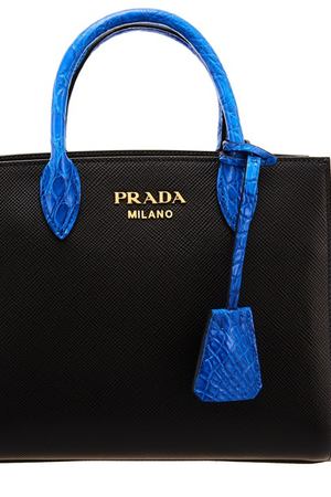 Сумка с контрастной отделкой Prada 4095082 купить с доставкой