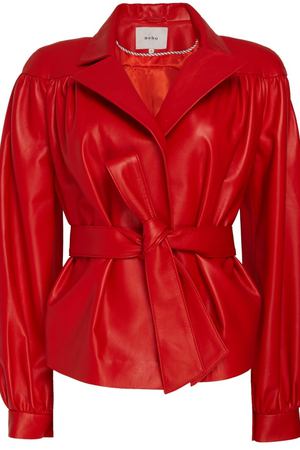 Красная кожаная куртка Nebo 263694620 купить с доставкой