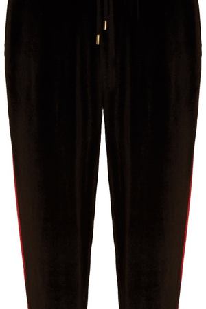 Черные брюки из бархата laRoom 133381642