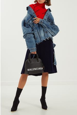 Джинсовая куртка с логотипом Balenciaga 39795338 вариант 2