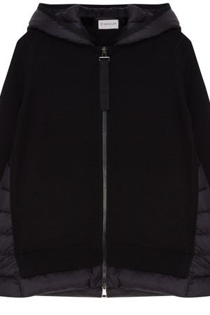 Черный комбинированный кардиган Moncler 3495058