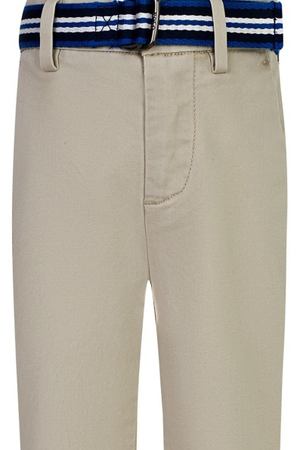 Бежевые брюки с поясом Ralph Lauren 125295666