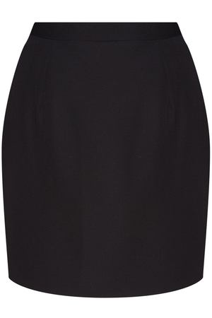 Черная юбка мини с драпировкой Alessandra Rich 394926