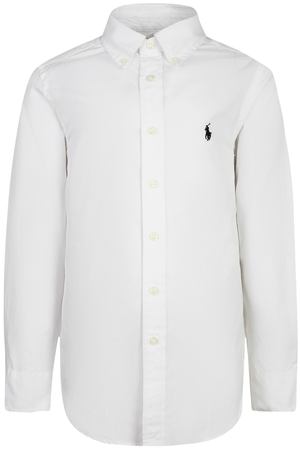 Белая хлопковая рубашка Ralph Lauren 125295769 вариант 2