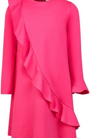 Розовое платье с оборкой Il Gufo 120595852 купить с доставкой