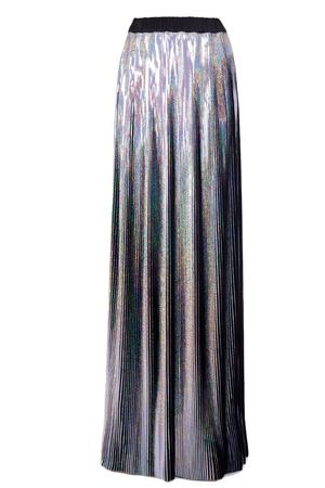 Сияющая плиссированная юбка Balmain Balmain pf04546j038 Мультиколор, Черный купить с доставкой