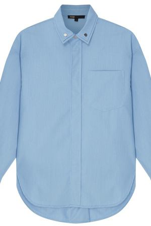 Голубая рубашка MAJE 88895984 купить с доставкой